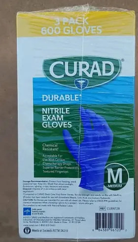 884389961202 CURAD Nitrile Exam Gloves #2