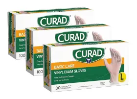 CUR3GT3R CURAD Care Stretch Exam Gloves Powder #2