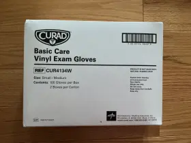 CUR4134W CURAD Disposable Stretch Exam Gloves