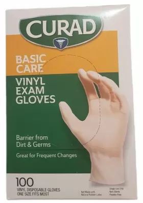 CUR4135RP CURAD Care Exam Gloves Box