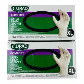 CUR8107 CURAD Latex Exam Gloves Powder Box