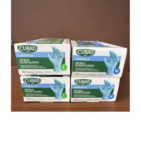 CUR8141A CURAD Nitrile Exam Gloves Powder Box