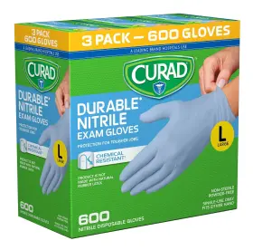 CURNT3R CURAD Nitrile Exam Gloves Powder Chemical