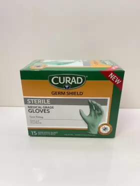 CURST0245 CURAD Germ Shield Sterile Medical Gloves #3