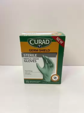 CURST0245 CURAD Germ Shield Sterile Medical Gloves