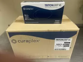 SM7292ZZZ CURAPLEX Triton Grip Vl Nitrile Powder Exam Gloves