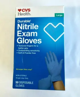 050428055748 CVS Nitrile Exam Gloves Disposable Sterile