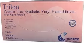 25-94 CYPRESS Trilon Disposable Exam Glove Standard Cuff Box