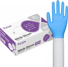 445008071035 DADDYS CHOICE Nitrile Gloves Disposable Larg