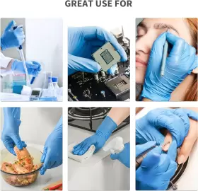 705353789939 DADDYS CHOICE Nitrile Gloves Disposable Larg #2