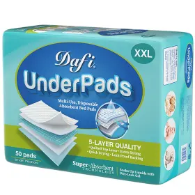 B0CS6D74NF DAFI Disposable Incontinence Bed Pads Odor Control