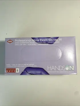 3272630 DARBY Gloves Handson Nitrile Exam Powder