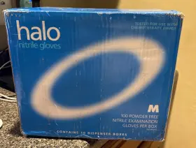 HAL100L DASH MEDICAL Halo Nitrile Exam Gloves Dispenser
