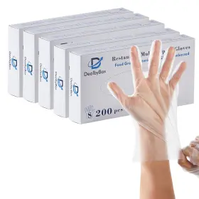 LDP01L DEALBYBOX Food Safe Gloves Disposable Restaurant