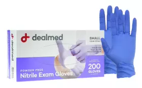 744759143211 DEALMED Medical Exam Gloves Nitrile Disposable