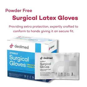 817415022325 DEALMED Disposable Latex Gloves Medical Box #3