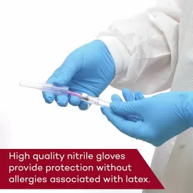 817415022493 DEALMED Nitrile Exam Gloves Powder Sky #3
