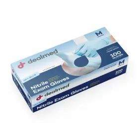 817415022493 DEALMED Nitrile Exam Gloves Powder Sky
