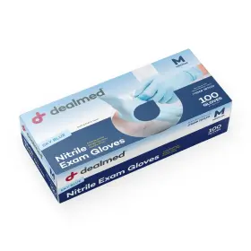 817415022578 DEALMED Nitrile Exam Gloves Latex Disposable