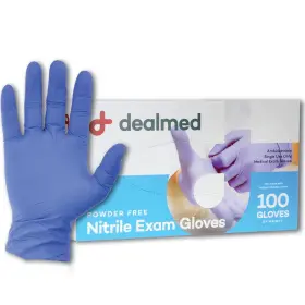 859140003316 DEALMED Exam Gloves Nitrile Disposable Glov
