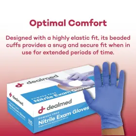 859140003323 DEALMED Exam Gloves Nitrile Disposable Glo #3
