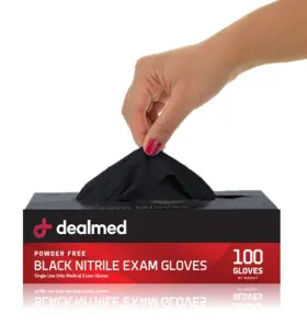 859140003842 DEALMED Nitrile Exam Gloves Disposable Medical