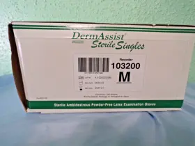 103200 DERMASSIST Powder Sterile Latex Surgical Gloves