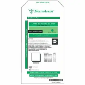 133650 DERMASSIST Surgical Glove Sterile Latex Box #2