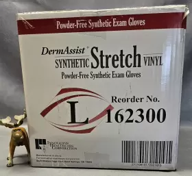 162300 DERMASSIST Stretch Exam Gloves Powder Sterile