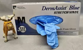 163200 DERMASSIST Stretch Exam Gloves Powder Sterile