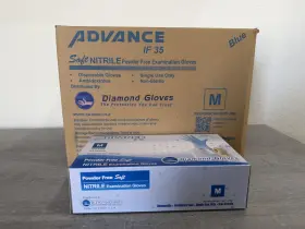 BPF-35M DIAMOND GLOVES Advance Exam Powder Nitrile