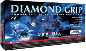 689988193746 DIAMOND GRIP Exam Glove Latex Standard Cuff