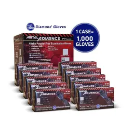 IF51 DIAMOND Nitrile Gloves Mil Powder Frees