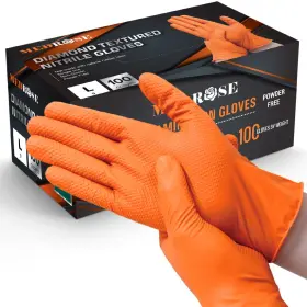 NDGL-100 DIROSE Medrose Disposable Nitrile Gloves Raised