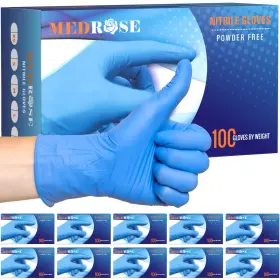 NG-S-1000 DIROSE Medrose Nitrile Gloves Disposable Latex