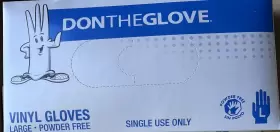 455645 DON THE GLOVE Gloves Mil Latex Food Safe #2