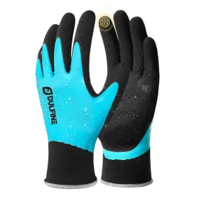 977654017118 DULFINE Waterproof Gloves Men Women Touch Screen