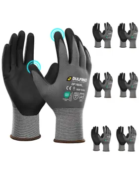 B0BNST31SH DULFINE Safety Gloves Microfoam Nitrile Coated