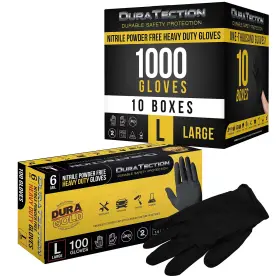 HU-XI-111 DURA-GOLD Nitrile Disposable Gloves Mil