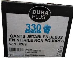 57760289 DURAPLUS Dura Disposable Gloves