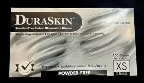 2810 DURASKIN Powder Latex Disposable Gloves