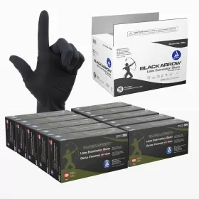 2324 DYNAREX Arrow Disposable Latex Exam Gloves Powder