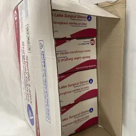2375 DYNAREX Sterile Latex Surgical Gloves #3