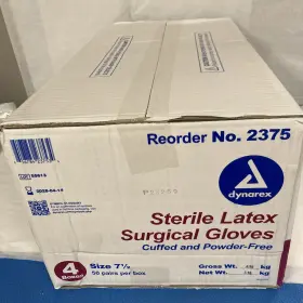 2375 DYNAREX Sterile Latex Surgical Gloves