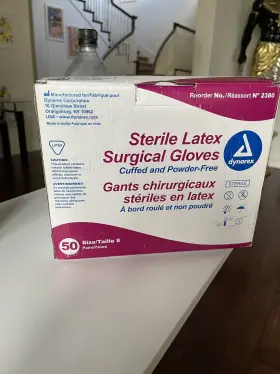 2380 DYNAREX Latex Sterile Gloves