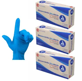 251X DYNAREX Safe Touch Nitrile Exam Gloves Powder Box