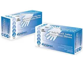 616784233727 DYNAREX Safe Touch Disposable Latex Exam Gloves
