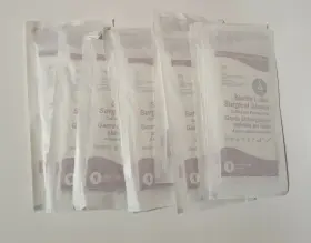 616784237510 DYNAREX Sterile Latex Surgical Gloves #2