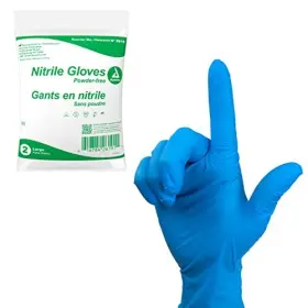 B09JHWS3JD DYNAREX Nitrile Disposable Exam Gloves Powder Aid