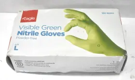 1031412 EAGLE Highly Visible Nitrile Disposable Gloves Mil